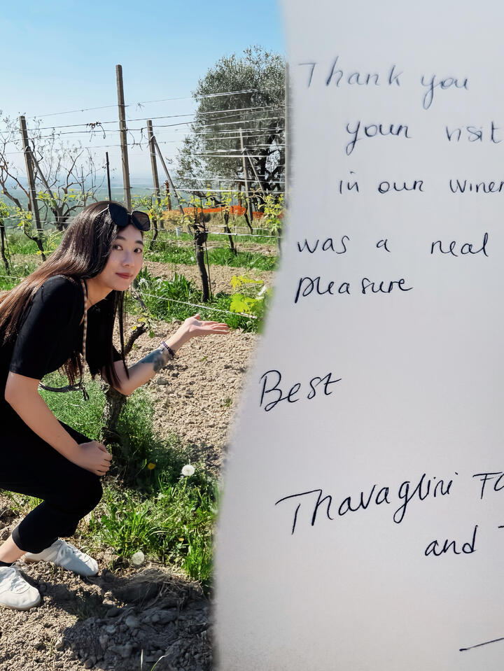 Enjoyed the moment at Travaglini Gattinara Winery Enjoyed the moment at Travaglini Gattinara Winery